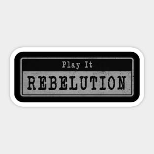 Rebelution // Vintage Fanart Tribute Sticker